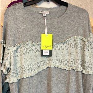 Sandy Liang Gray Women's Top